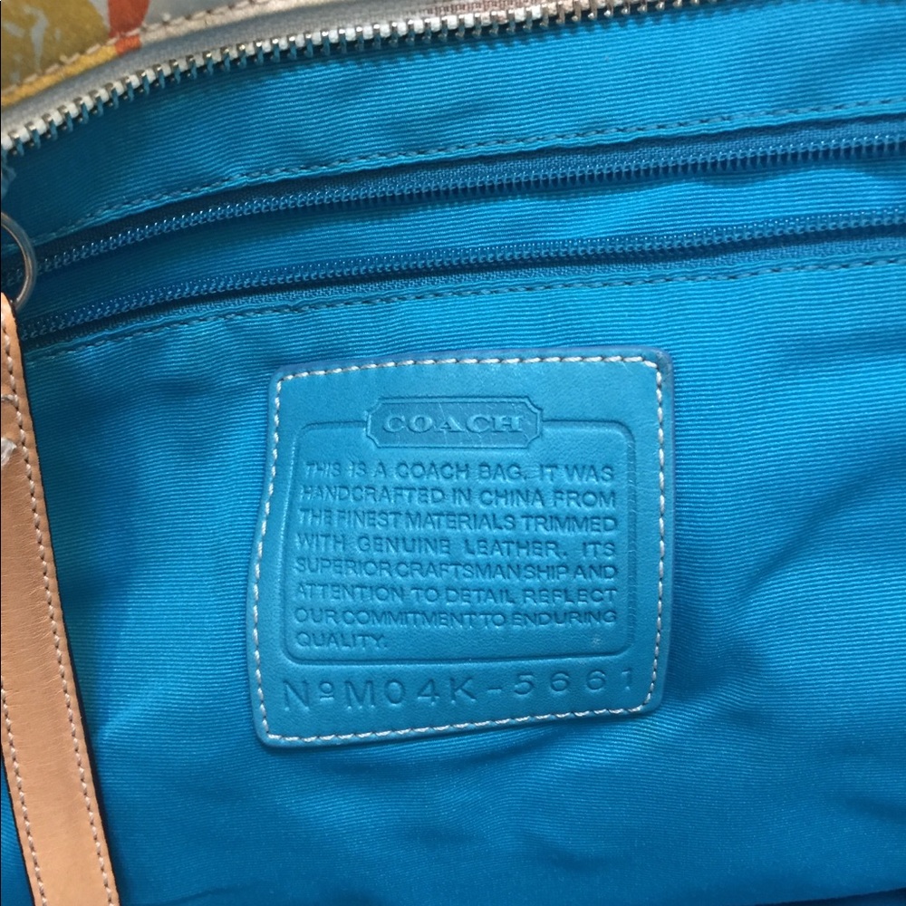 Coach Multi-colored Tote - Picture 3 of 6